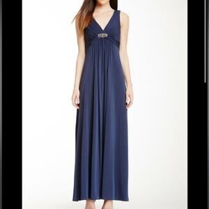 BCBG Max Azria NWT Black Formal Maxi Length Sparkle Detail